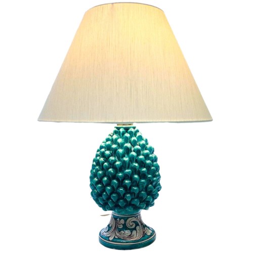 Lume Picna Siciliana kleuram and Ornate Baroque White ongeveer 50 cm - 