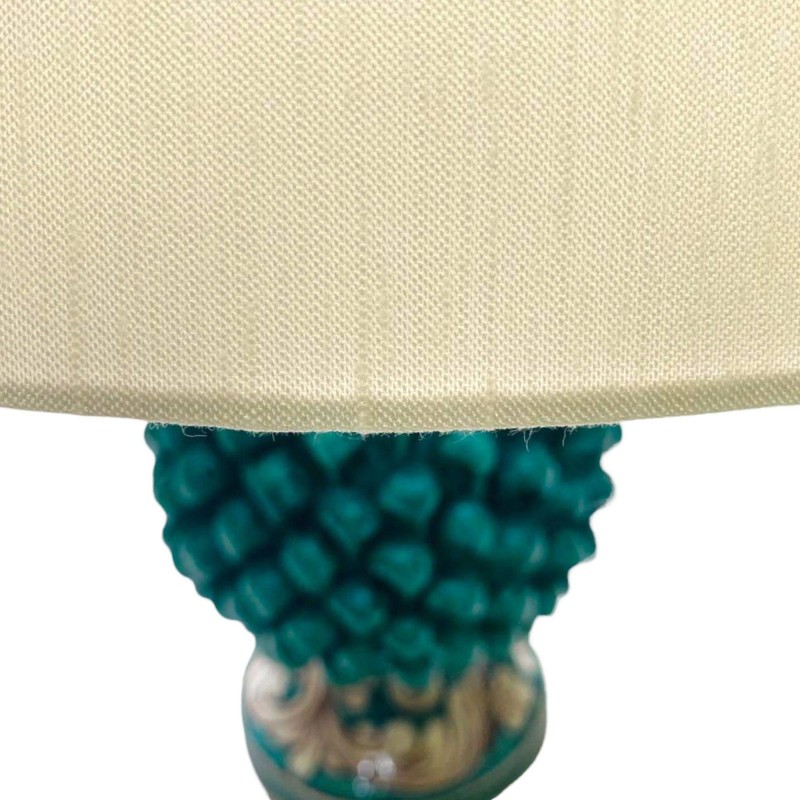 Lume Pigna Siciliana färgverderam och utsmyckad barock White - höjd ca 50 cm - 