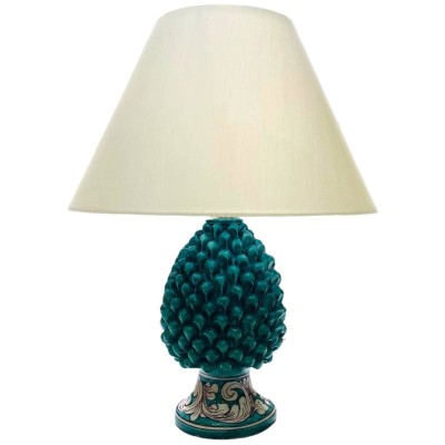 Lume Pigna Siciliana färgverderam och utsmyckad barock White - höjd ca 50 cm - 