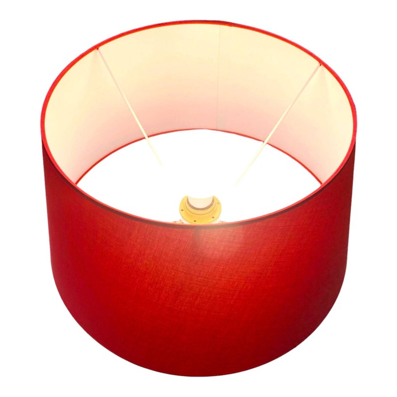 Lume Pigna Bianco antica e Rosso, ceramica di Caltagirone - Höjd ca. 55cm - 