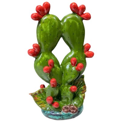Prickly Pear Pale Composição com base - altura 20 cm - 