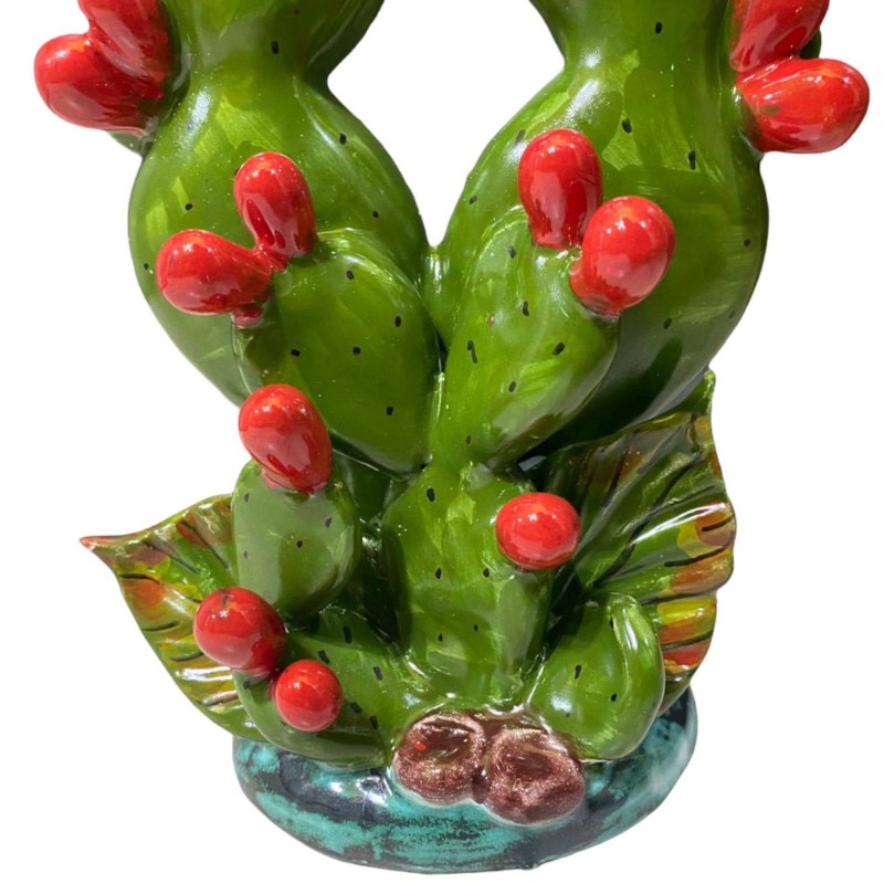 Prickly Pear Pale Composição com base - altura 20 cm - 