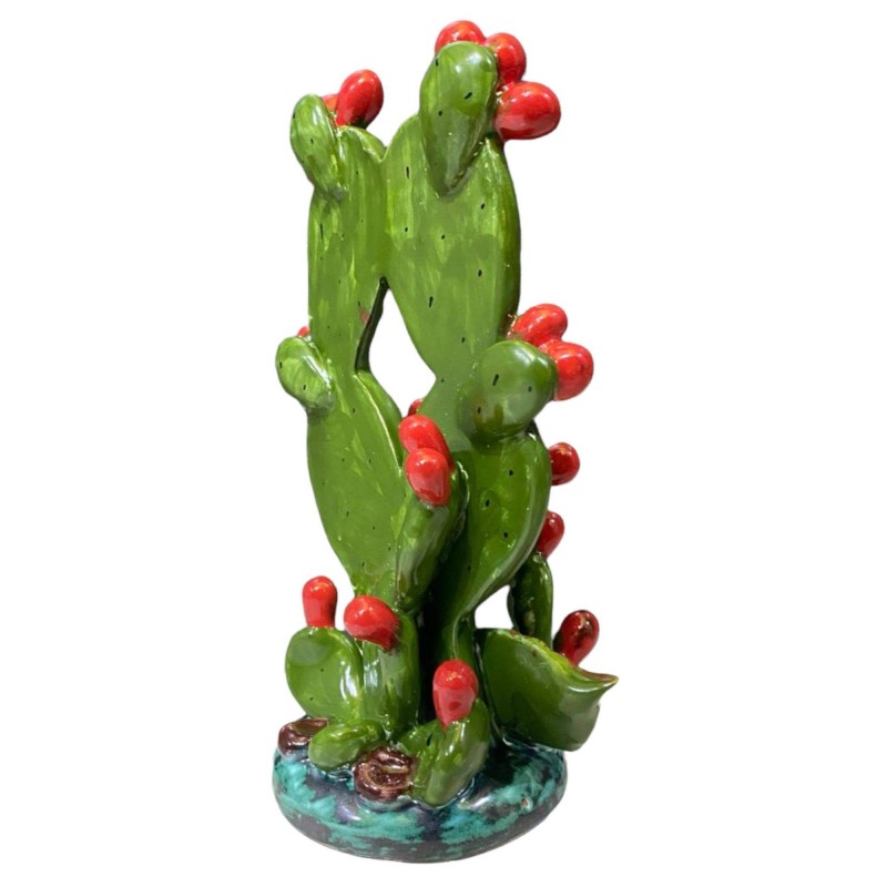 Prickly Pear Pale Composição com base - altura 20 cm - 