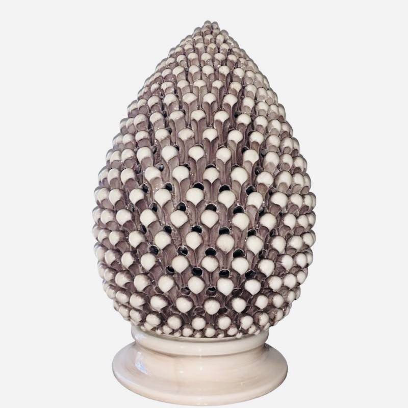 Traforata lampa Pigna siciliana ceramica di Caltagirone handgjord - Höjd ca 25 cm, olika färger - 