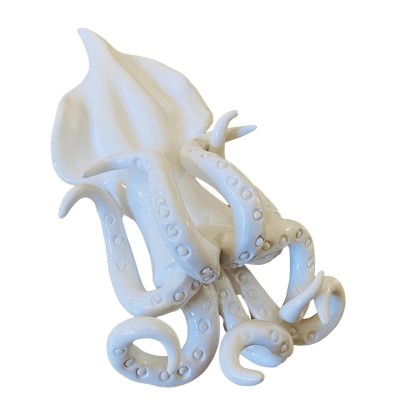 Kalamari w szlachetnych ceramicznych ręcznie wykonanych ręcznie – pomiary około 27x15 cm - 