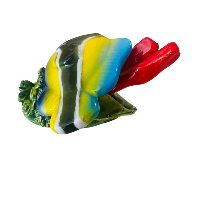 Marine scene with fish, assorted shapes and decorations - free standing or hanging - Measures approx. 13x11x6 cm - 