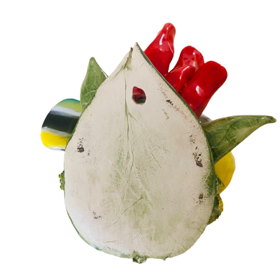 Marine scene with fish, assorted shapes and decorations - free standing or hanging - Measures approx. 13x11x6 cm - 
