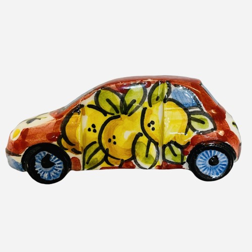 Imán para coche de cerámica de Caltagirone, siglo XVI, 500 unidades, decoración siciliana, L 7,5 x 3,5 (1 unidad) -  2