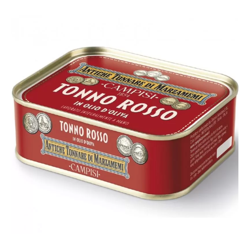 Siciliaanse rode tonijn in hoge kwaliteit olijfolie 340g - 