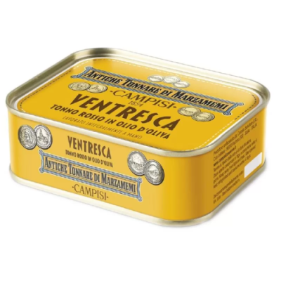 Siciliansk röd tonfisk i hög kvalitet 340g olivolja - 