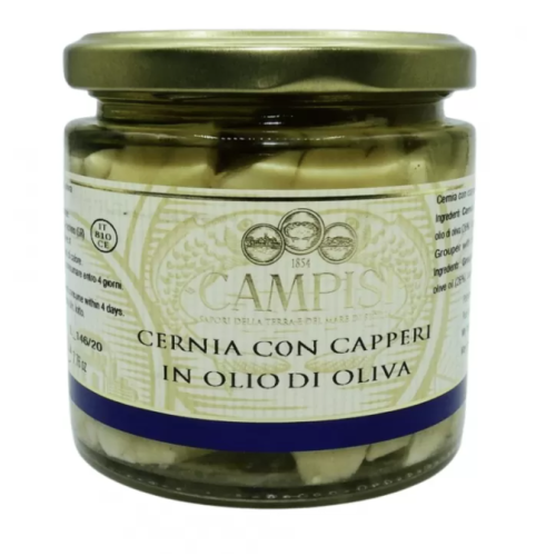 Garoupa Siciliana com Alcaparras, 220g - 