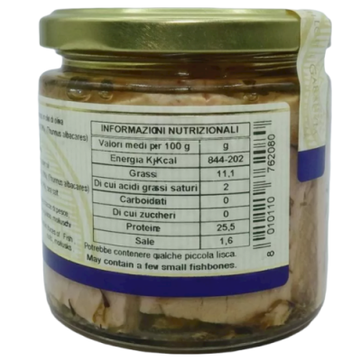 Atún Siciliano Sea Breeze en Aceite de Oliva, 220 g con Tomillo y Sal Marina - 