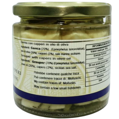 Garoupa Siciliana com Alcaparras, 220g - 