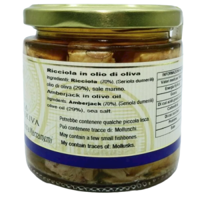 Sicilian Amberjack in Olive Oil 220g - 