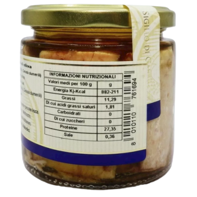 Sizilianischer Amberjack in Olivenöl 220g - 