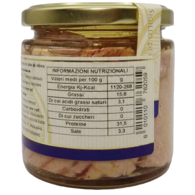 Ventresca de Atún Siciliano en Aceite de Oliva, 220g - 