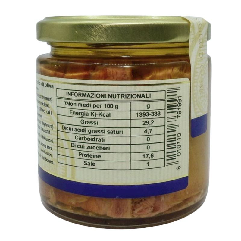 High Quality Sicilian Red Tuna in Olive Oil 220g - 