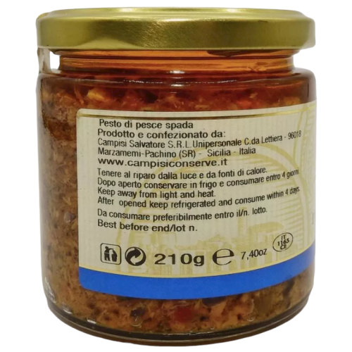 Pesto de Espadarte Siciliano, 190 g 2