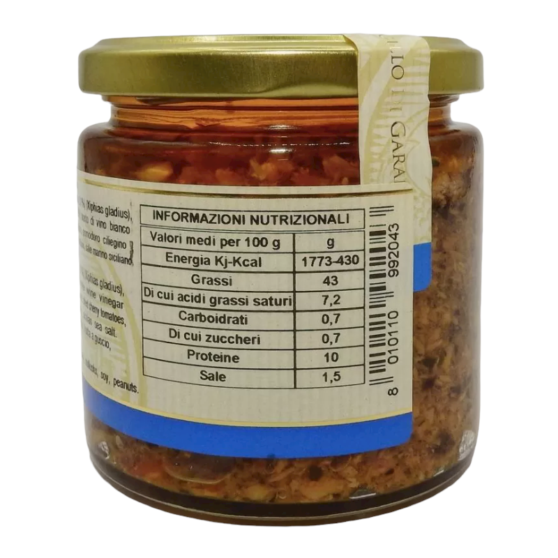 Pesto Fish Spada Siciliansk hög kvalitet 210 g - 