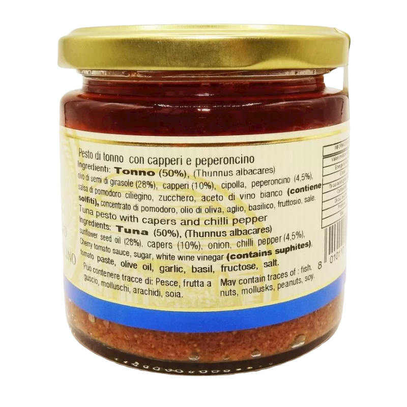 Pesto di Tonno Siciliano With Capperi e Peperoncino (ang.) - 