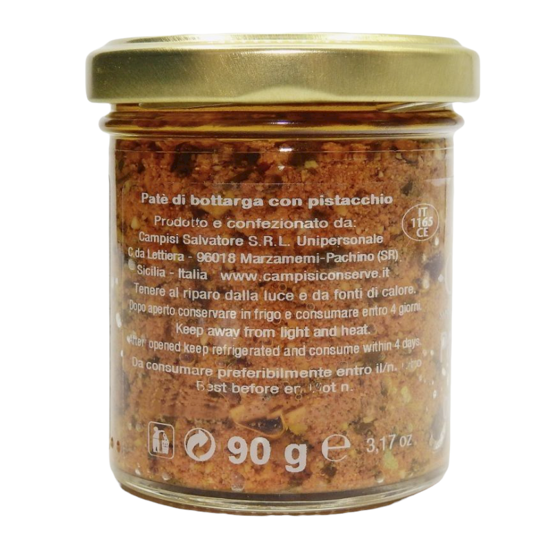 Sicilian Bottarga Pate with Pistachio, 90g - 