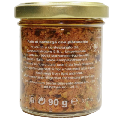 Sicilian Bottarga Pate with Pistachio, 90g - 
