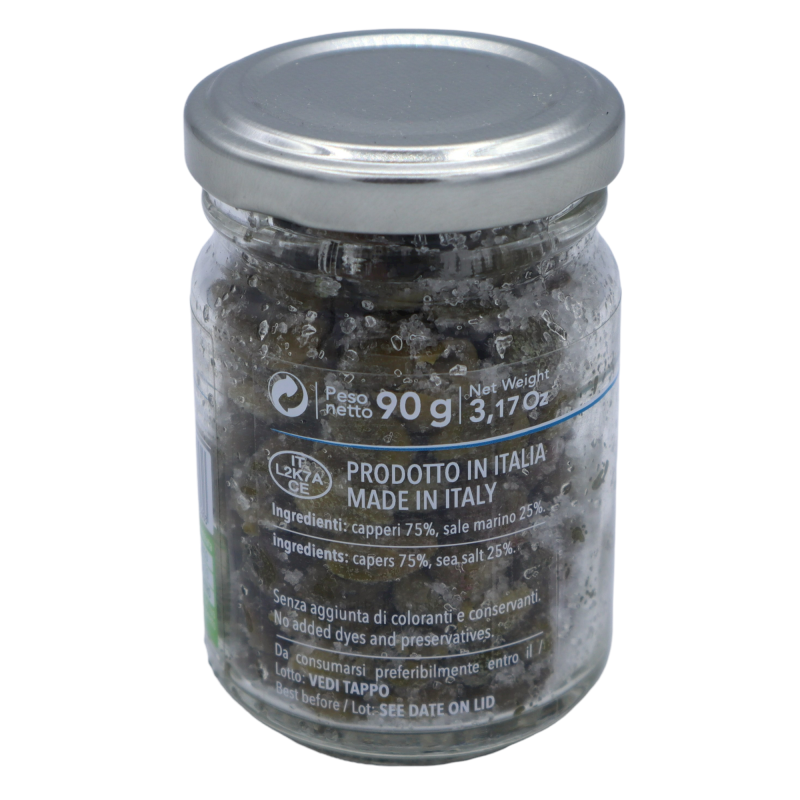 Capperi Siciliani sotto sale, 90g - 