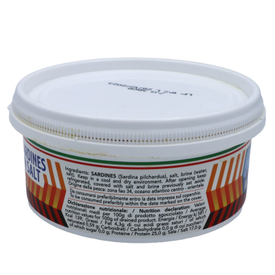 Gesalzene sizilianische Sardinen, fein 850 g - 