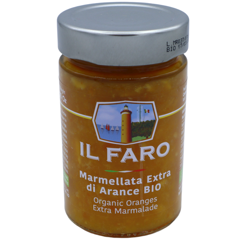 Organic Sicilian Extra Orange Jam 200g - 