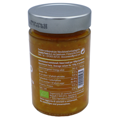 Marmelade d'Orange Bio Extra Sicilienne 200g - 