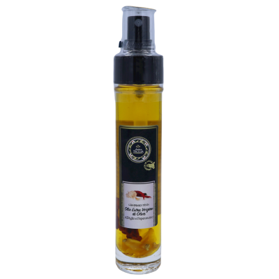 Seasoning based on EVO oil with Sicilian garlic and chili pepper - 50ml dispenser - 