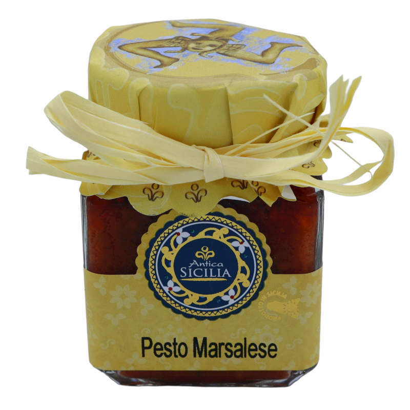 Pesto Marsalese, i olika format - 