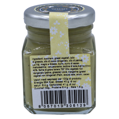 Sizilianische Pistaziencreme mit Cannolo-Zest, mit 2 Formatoptionen (1 Stück) - 