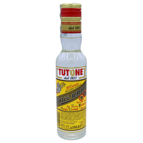 Anís único siciliano Tutone, vol. 60% - 200 ml - 