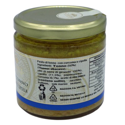 Pest av Sicilien Ton med Curcuma och Cipolla 210g - 