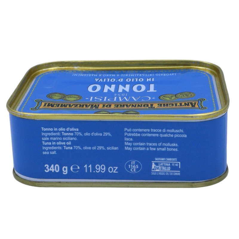 Sicilian tuna in olive oil 340g - 