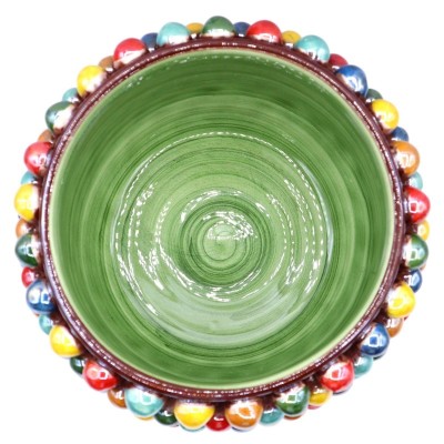 Cachepot Pigna Multicolore, ceramica Caltagirone, smalto Madreperla, 3 opzioni misura (1Unità) MD1 - 