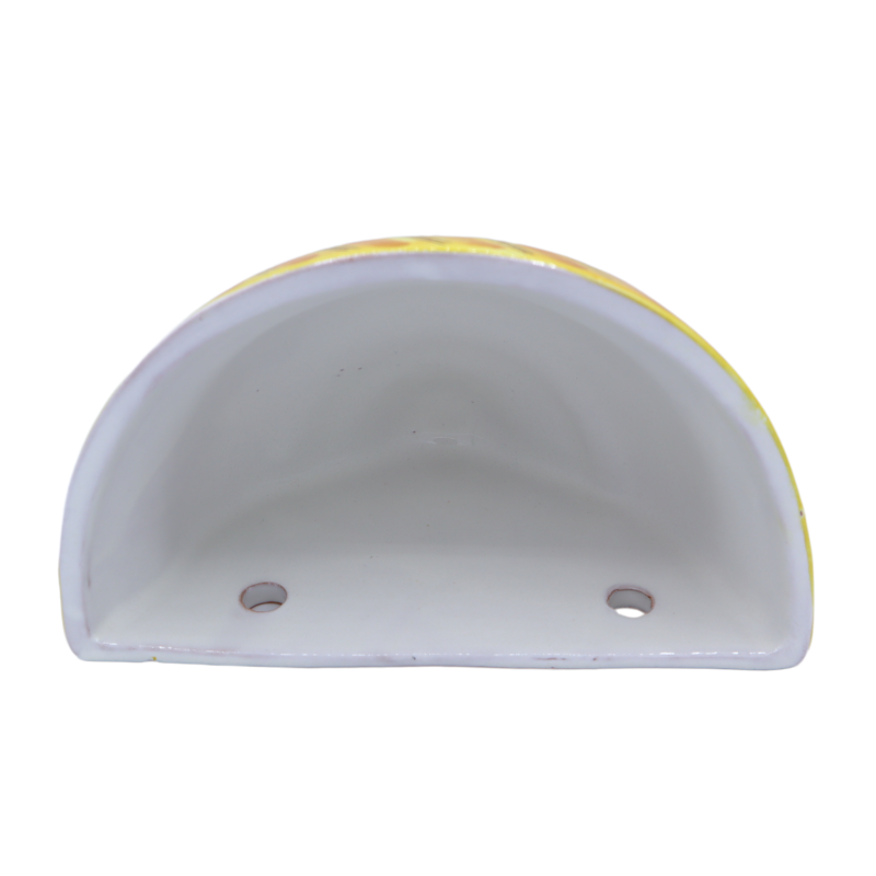 Ceramische bacteriën Caltagirone, decoratie Baroque - Measures 21x12,5x12,5 cm approx. Mod - 