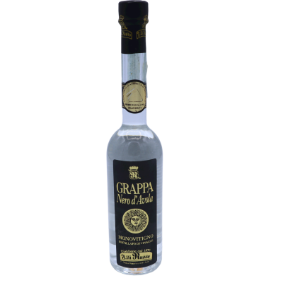Grappa Nero d'Avola, 40% ABV - 100 ml - 