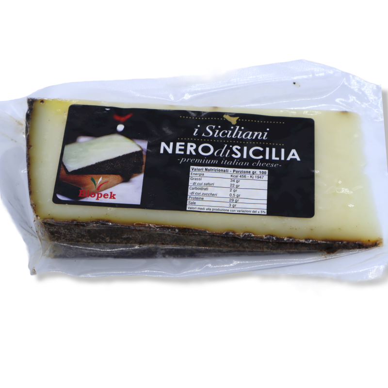 Fromage Pepato Nero de Sicile, environ 220 / 240 g - 