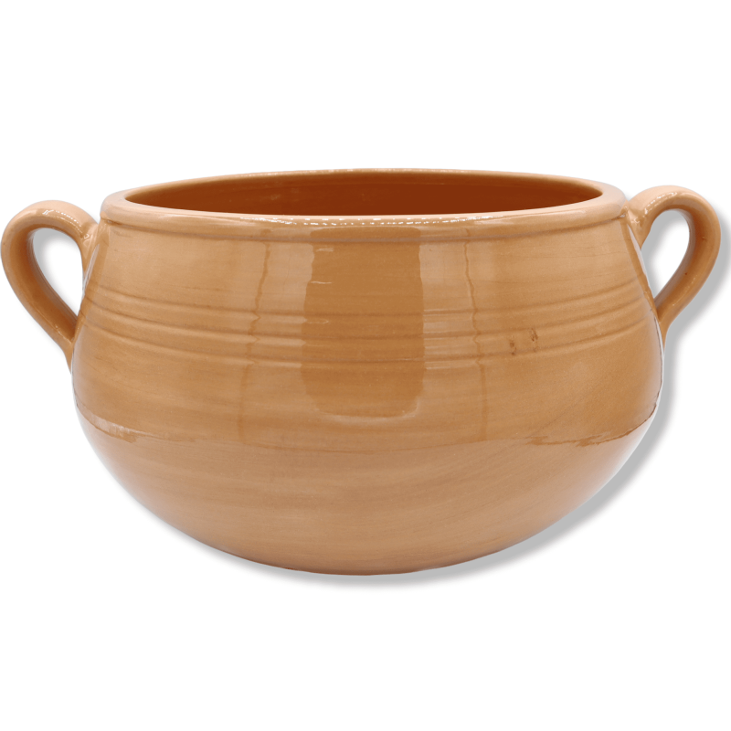 Couscouspot in Siciliaans ambachtelijk terracotta, 3 maatopties (1 st) - 