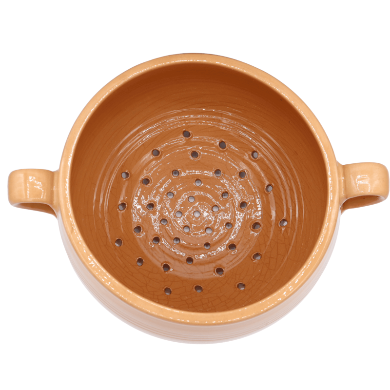 Pentola Couscoussiera in Terracotta Artigianale Siciliana, 3 Opzioni Misura (1Unità) -  Pentola Couscoussiera in Terracotta Artigianale Siciliana, 3 Opzioni Misura (1Unità) -