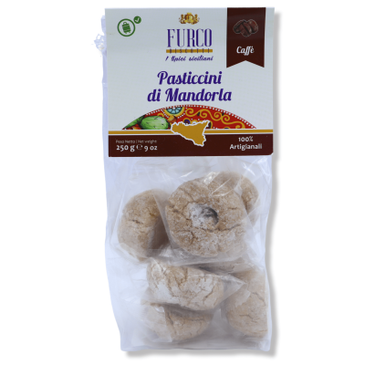 Pasticcini di Mandorla al caffè, 250g - 