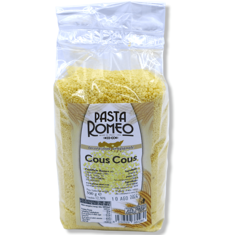 Sizilianisches handgemachtes Pasta-Cous-Cous, 500 g - 