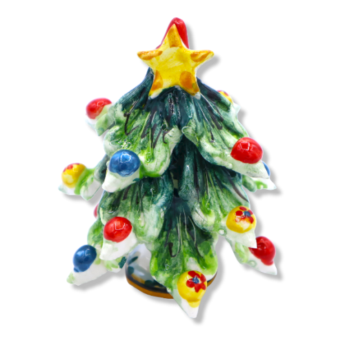 Ceramic Christmas Tree van Caltagirone, beschikbaar in drie maten, Mod CNR -  2