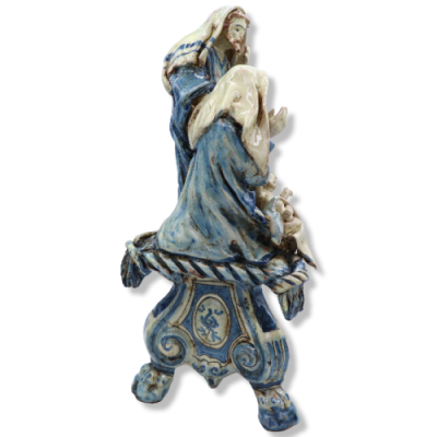 Presepe op basis Ceramic Baroque door Caltagirone onderscheiden door hand, in verschillende kleuren, 30/33 cm approx. Mo