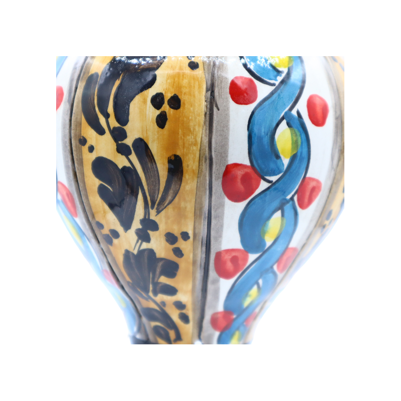 Montgolfière en céramique Caltagirone - h environ 24 cm (1pc) décoration aléatoire - 