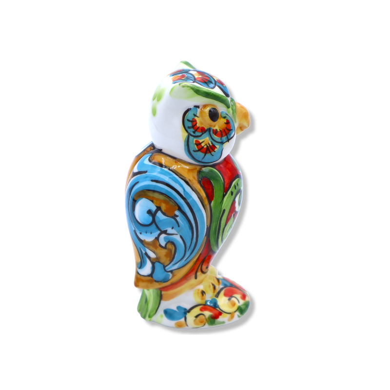 Keramisk skrov av Caltagirone, barockdekoration i olika storlekar, Mod BR - 