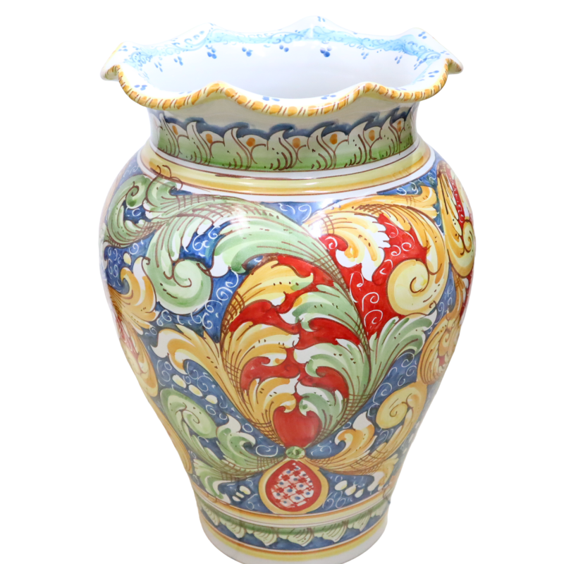 Scalloped umbrella jar, Baroque decoration - height approx. 50 cm Mod BR - 