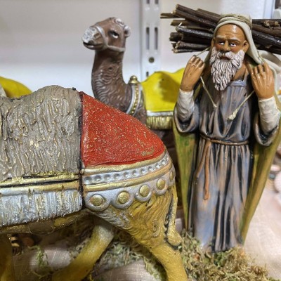 100% de nativiteit van de vakman volledig gemaakt en hand gedecoreerd - 20 onderwerpen pluspunt 20 cm - 